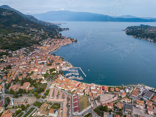 Italy  August 2022  panoramic view of Sal   on Lake Garda in the province of Brescia  Lombardy