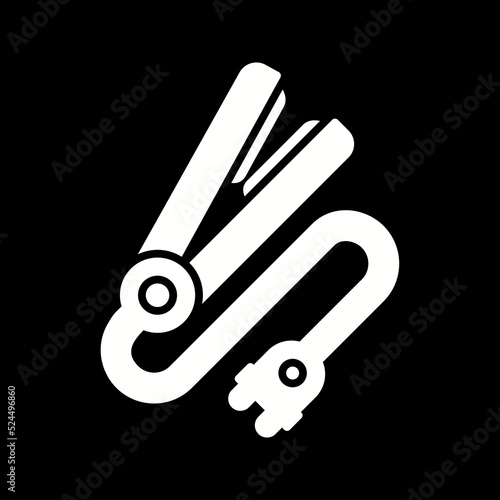 Hair iron Icon