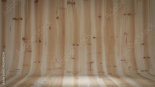 Showroom with atmospheric light and empty space.