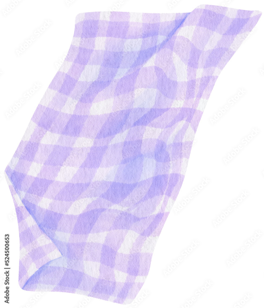 purple Checkered Beach towel picnic blanket in watercolor purple Checkered Beach towel picnic blanket in watercolor