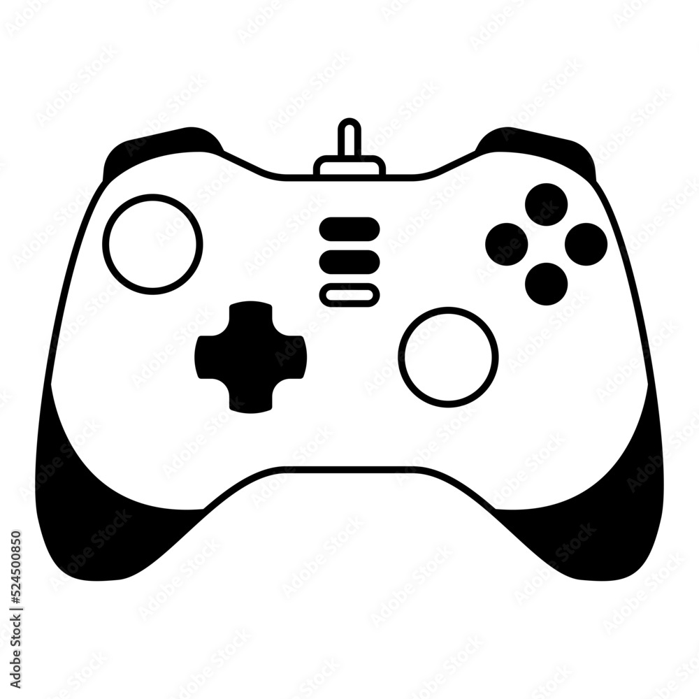 modern gamepad illustration for games modern gamepad illustration for games