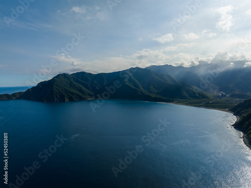 Beautiful sea and mountain in Yilan Taiwan