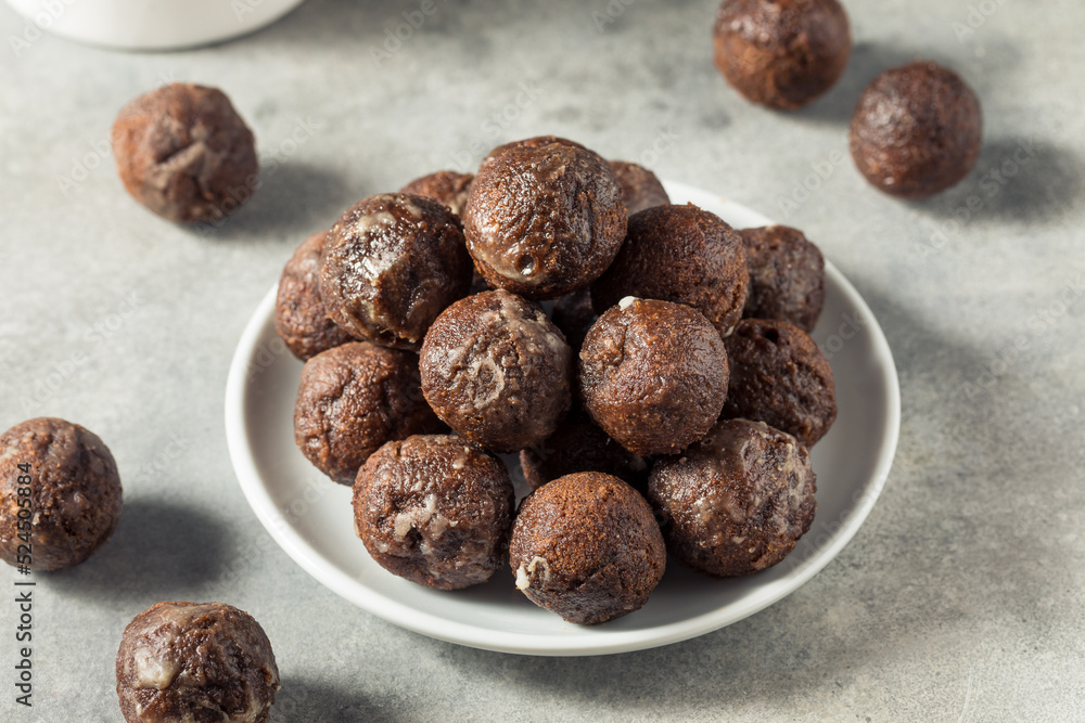 Homemade Glazed Chocolate Donut Holes Homemade Glazed Chocolate Donut Holes