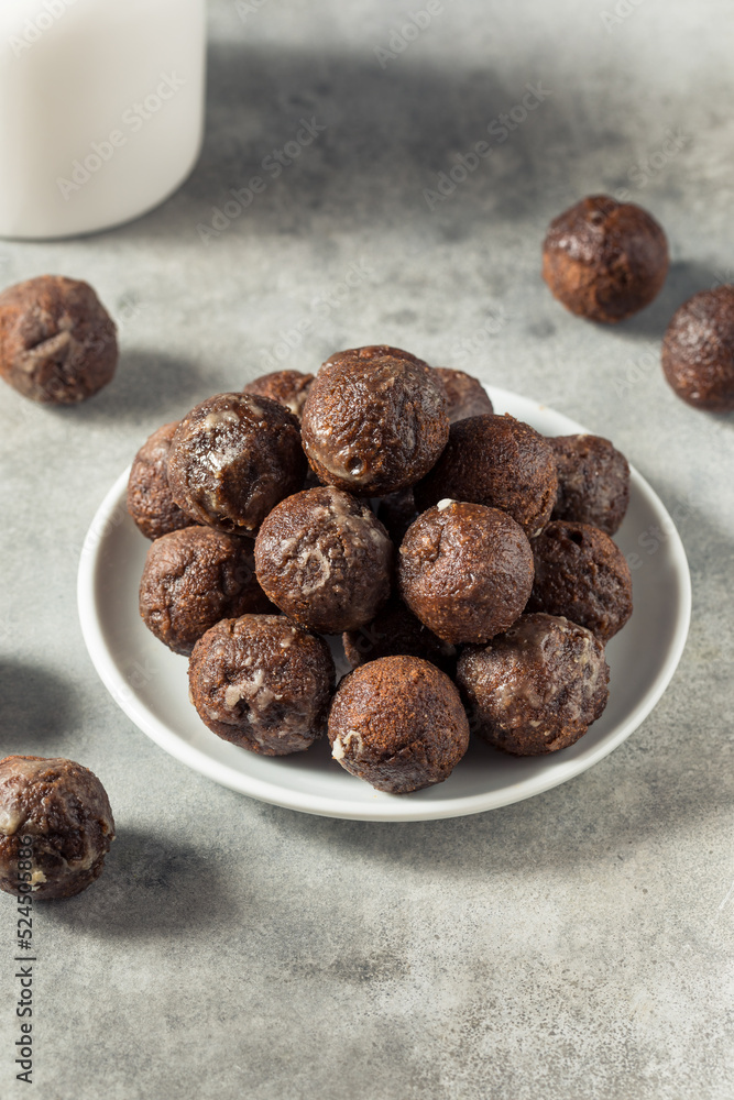 Homemade Glazed Chocolate Donut Holes Homemade Glazed Chocolate Donut Holes
