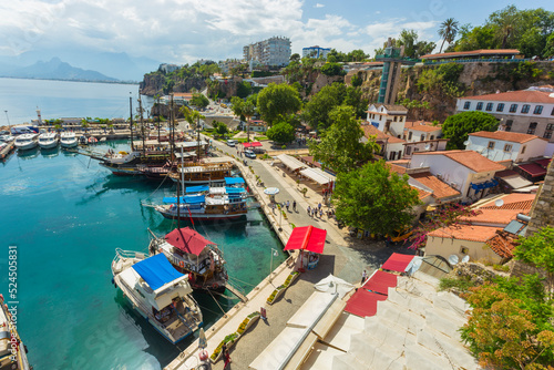 The ancient port of the old city of Antalya