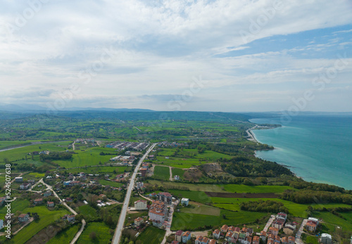 Spring Season Drone Photo, Gerze Sinop, Turkey photo