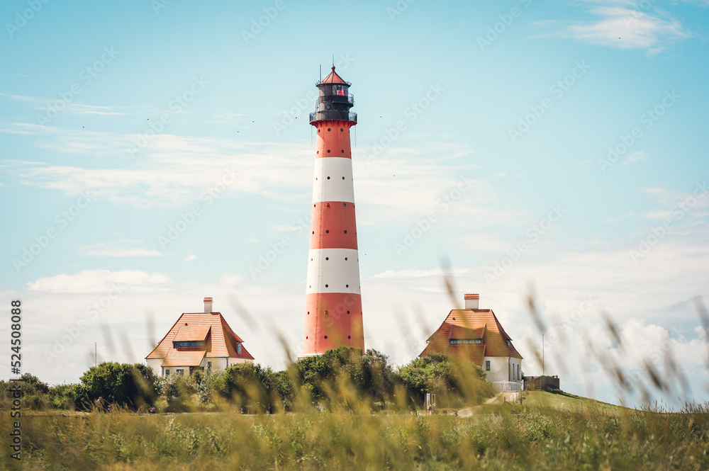 Leuchtturm Westerhever - Postkartenmotiv Leuchtturm Westerhever - Postkartenmotiv