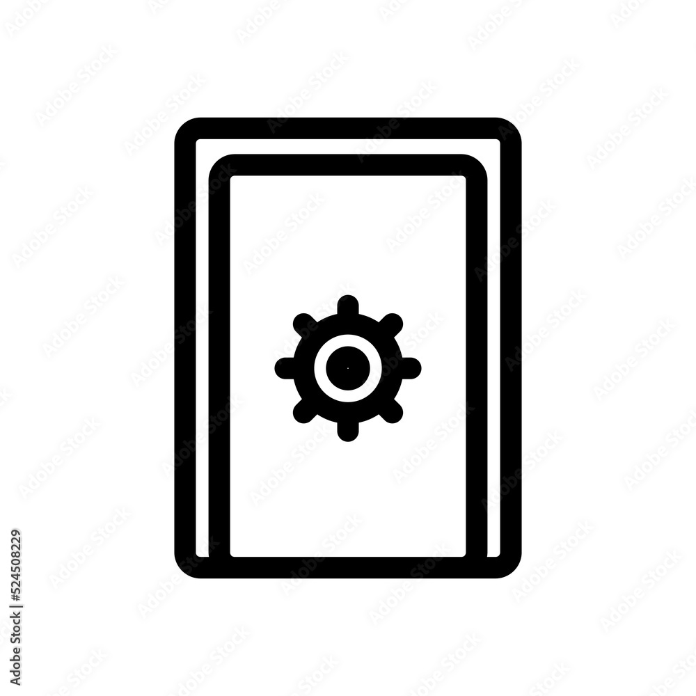 door icon vector illustration on white background. door icon vector illustration on white background.