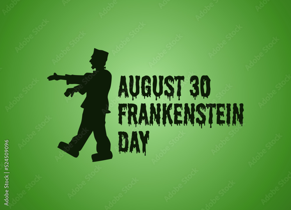 vector graphic of frankenstein day good for frankenstein day