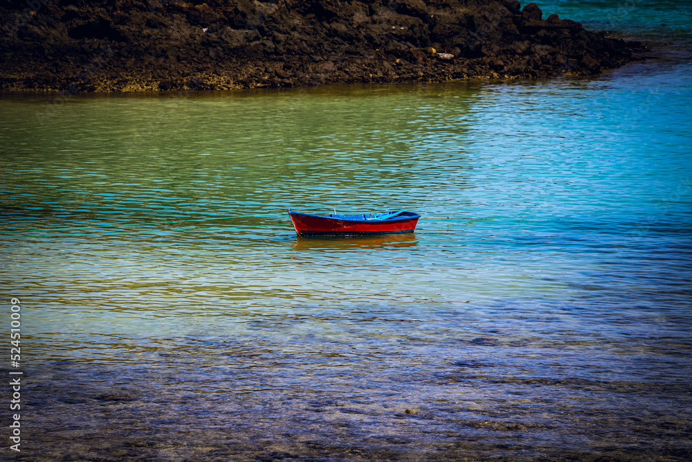 Fototapeta premium boat on the sea