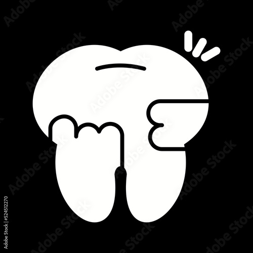 Toothache And Plaque Icon