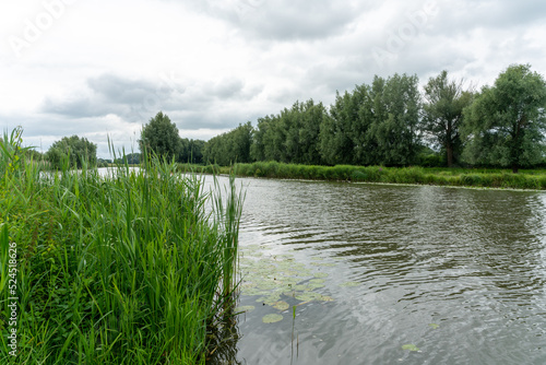 View over the river Linge near Tricht in The Netherlands. photo