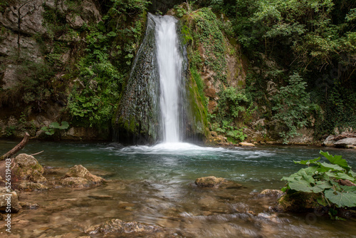 carpinone waterfall in molise italy with schioppo and carpino