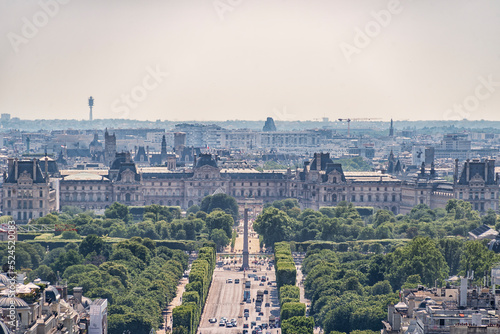 Louvre museum in the daytime in Paris, France © Stockbym