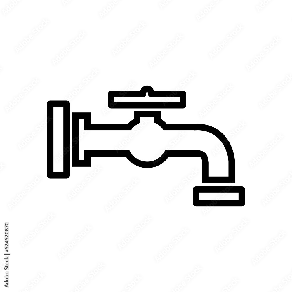 tap water icon vector illustration logo template for many purpose. Isolated on white background. tap water icon vector illustration logo template for many purpose. Isolated on white background.