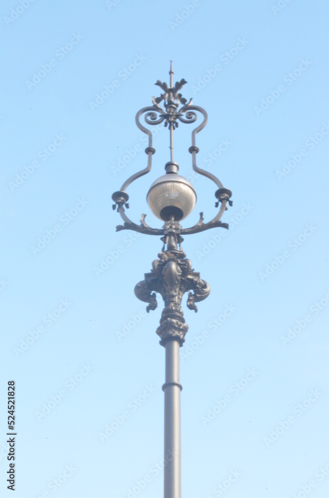Antique Street Lamp in the city