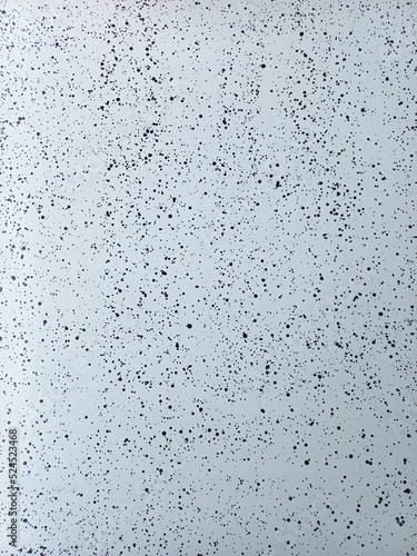 Lots of small black dots on a white background.