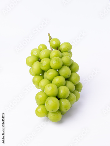 Green Grape isolated on white background