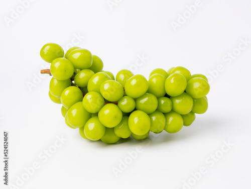 Green Grape isolated on white background