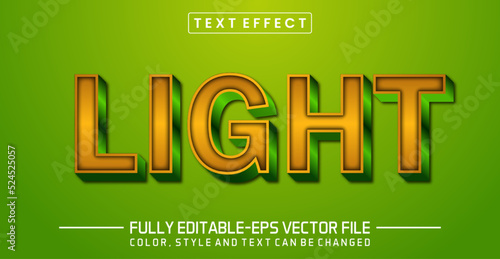 Fototapeta Naklejka Na Ścianę i Meble -  Light Editable text style effect