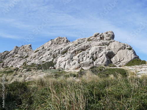 Rock formation at Cap Formentor, Mallorca, Balearic Islands, Spain © Guenter