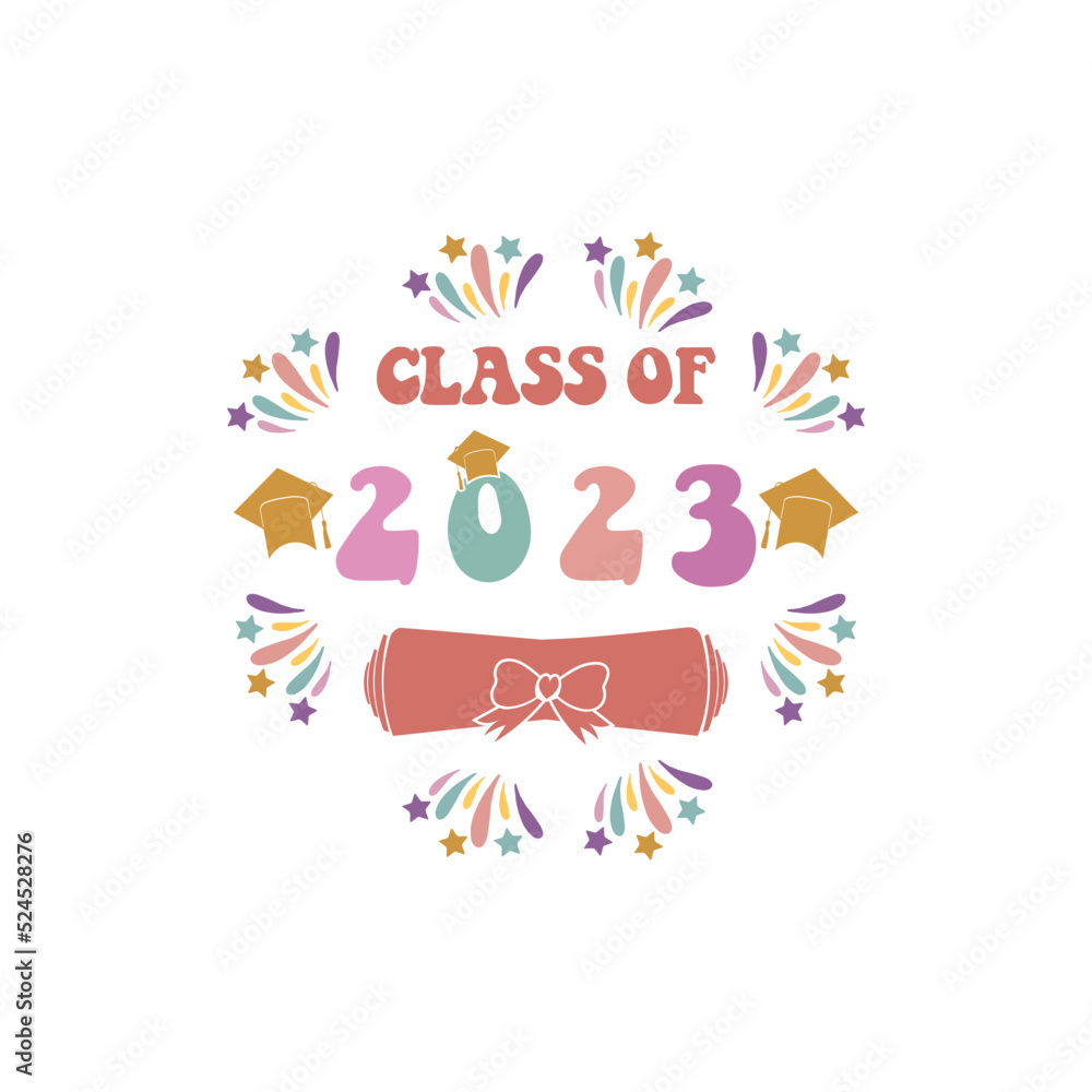 Class of SVG BUNDLE, retro groovy vintage class of svg, Seniors SVG png, Graduation class of svg png, first day of school, Back to School