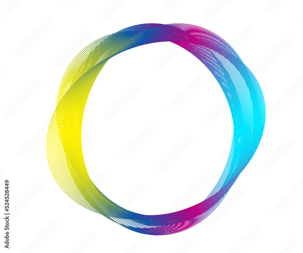 Abstract modern colorful wavy stylized lines circle ring background. It used for design business cards, invitations, gift cards, flyers brochure. It make using blend tool. Abstract modern colorful wavy stylized lines circle ring background. It used for design business cards, invitations, gift cards, flyers brochure. It make using blend tool.