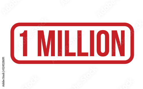 1 Million Rubber Stamp Seal Vector