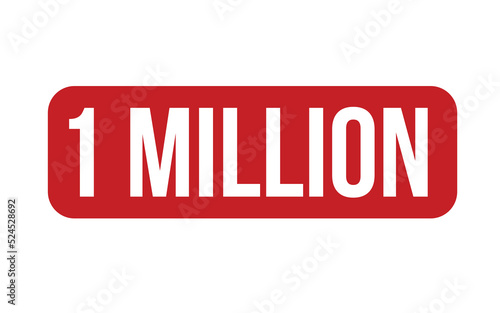 1 Million Rubber Stamp Seal Vector