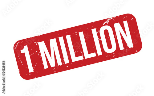 1 Million Rubber Stamp Seal Vector