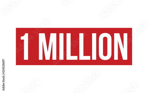 1 Million Rubber Stamp Seal Vector