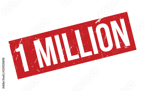 1 Million Rubber Stamp Seal Vector