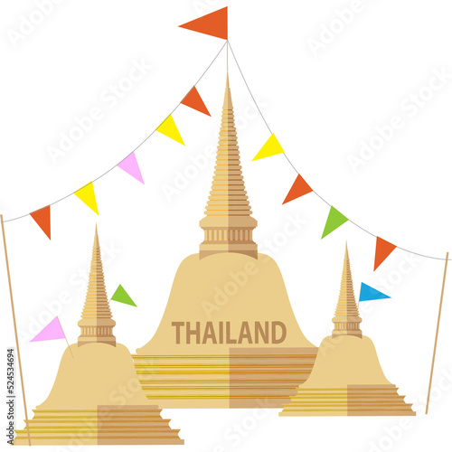sand pagoda thailand 