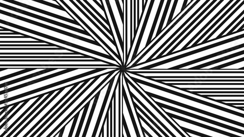  striped background. Raster geometric ornament. black and white stripes. monochrome ornamental background. design for decor,print.background in 4k format 3840 х 2160.