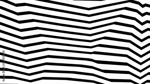 striped background. Raster geometric ornament. black and white stripes. monochrome ornamental background. design for decor,print.background in 4k format 3840 х 2160. © t2k4
