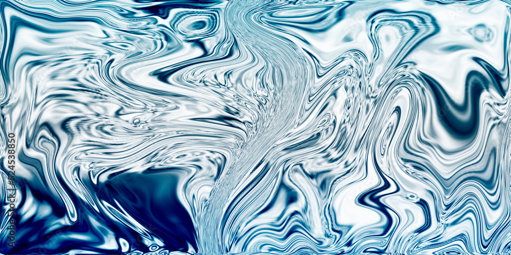abstract blue background. liquid metal gradient