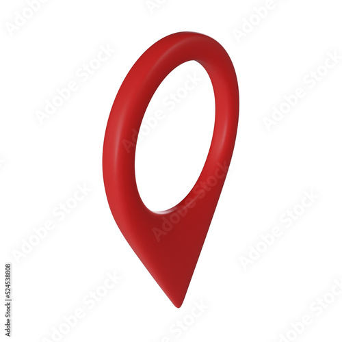 Red gps location.