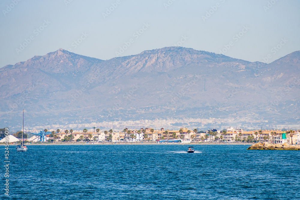 Cityscape from Tabarca Island (Alicante, Spain)