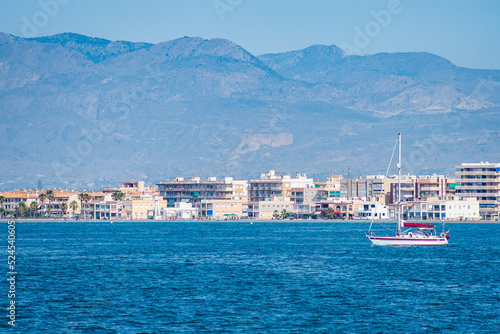Cityscape from Tabarca Island (Alicante, Spain)