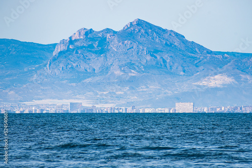 Cityscape from Tabarca Island (Alicante, Spain)