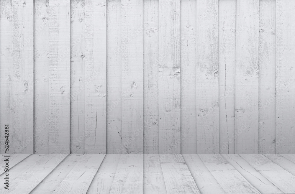 White wood display background, Wooden panel for indoor studio room. Empty room in retro style design for vintage house concept, Grey washed old wooden striped abstract texture White wood display background, Wooden panel for indoor studio room. Empty room in retro style design for vintage house concept, Grey washed old wooden striped abstract texture