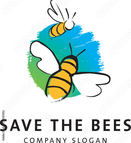 Save the bees Illustration