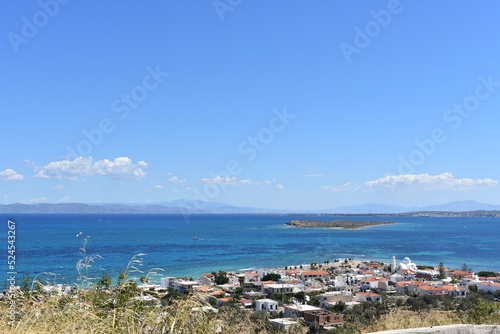 Angistri Greece ,Angistri or Agkistri  is a small island and municipality in the Saronic Gulf in the Islands regional unit, Greece. © stamos