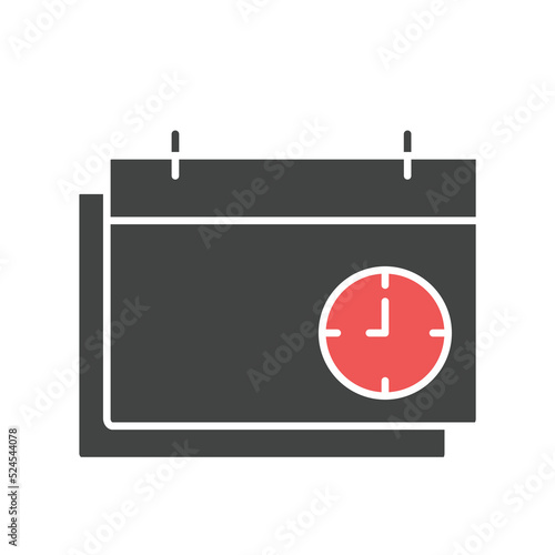 Calendar icons symbol vector elements for infographic web