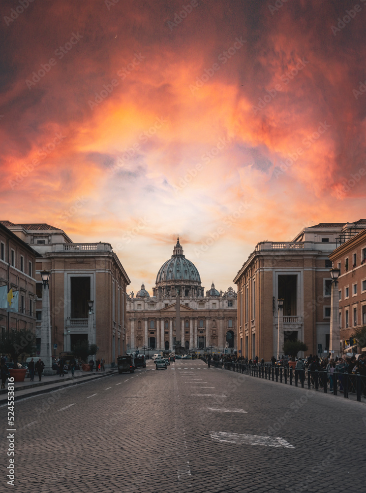 Rome Capital city  Vatican architecture religion center of catholic church