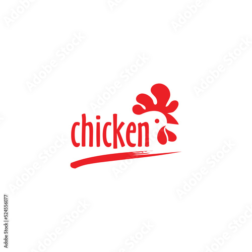 chicken logo, fresh egg market icon