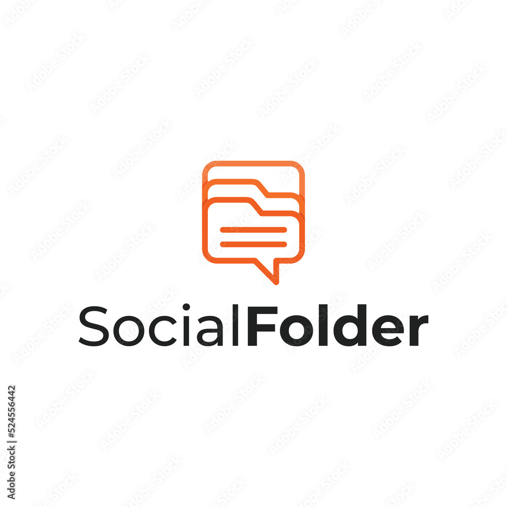 Fototapeta premium Line Art App Icon Logo Design