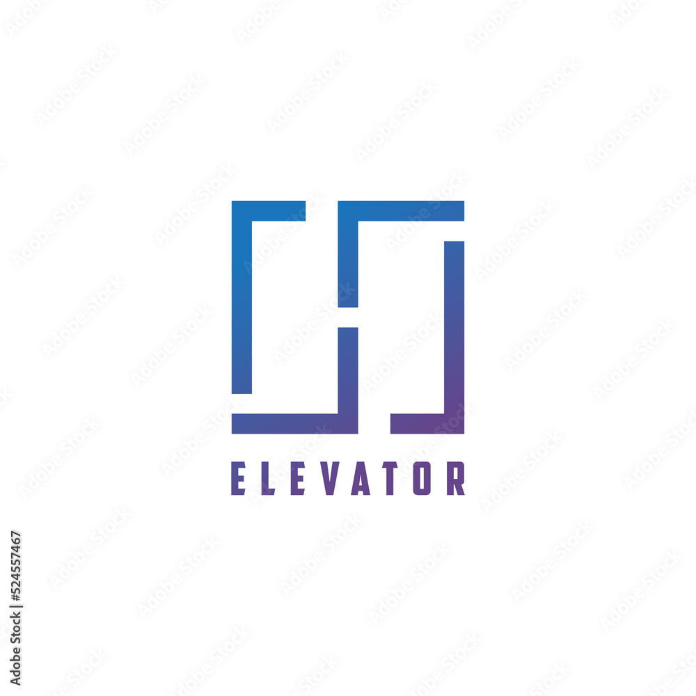 elevator logo, elevator door symbol elevator logo, elevator door symbol