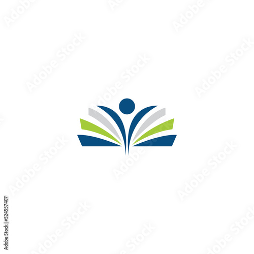 graduated logo universty symbol  education icon vector