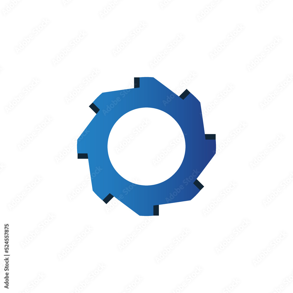Gear Logo template vector icon illustration design